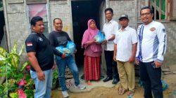 Gandeng Yayasan Daarul Sep, PWI Labuhanbatu Bagikan Paket Sembako